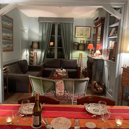 Grande Maison de Famille 15 pers Jardin clos Proche Saint Aubin sur Mer *