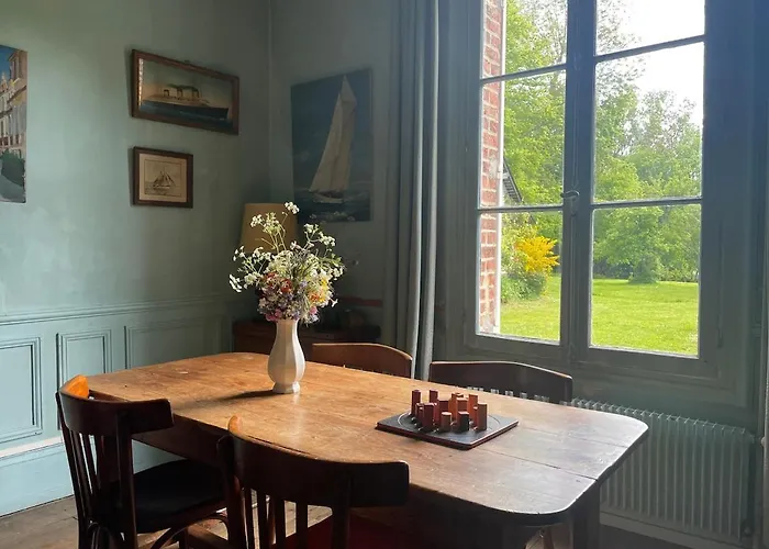 Grande Maison de Famille 15 pers Jardin clos Proche Saint Aubin sur Mer *