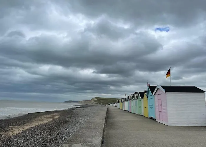 Grande Maison de Famille 15 pers Jardin clos Proche Saint Aubin sur Mer