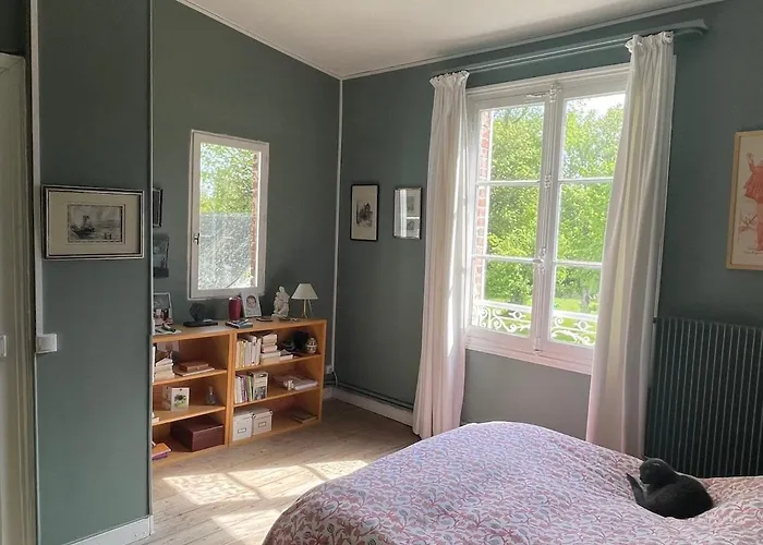 Grande Maison De Famille 15 Pers Jardin Clos Proche Saint Aubin Sur Holiday home Le Bourg-Dun